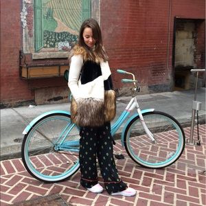 Steve Madden Faux Fur Vest, OS